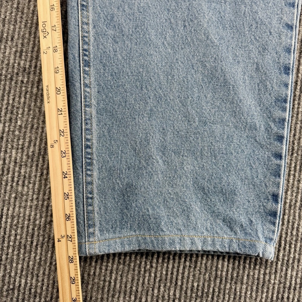 Carhartt Jeans Mens 48x30 Loose Fit Workwear Denim‎ Carpenter Light Wash - Picture 10 of 10
